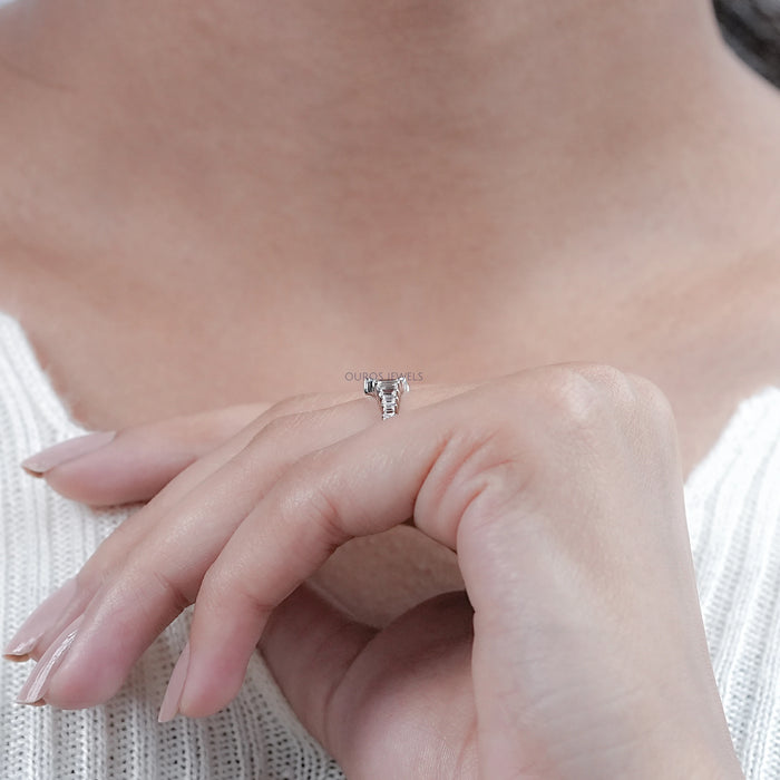 Baguette Cut Diamond Wedding Band