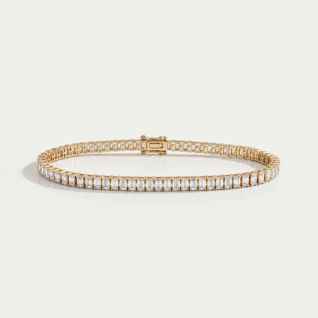 Lab Grown Emerald Cut Diamond Bracelet Bracelet