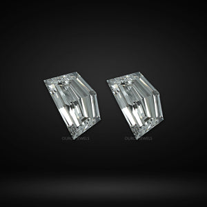 Step Cut Cadillac Shape Lab Diamond Matching Pair