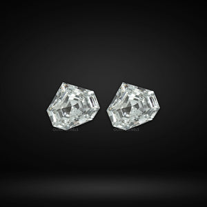 Bullet Cut Lab Diamond Matching Pair