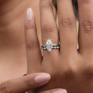 Marquise Cut Diamond Engagement Ring