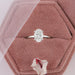 igi certified oval cut diamond solitaire engagement ring in jewelry box