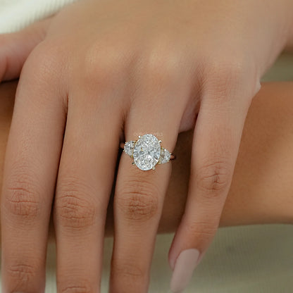Three Stone Engagement Ring
