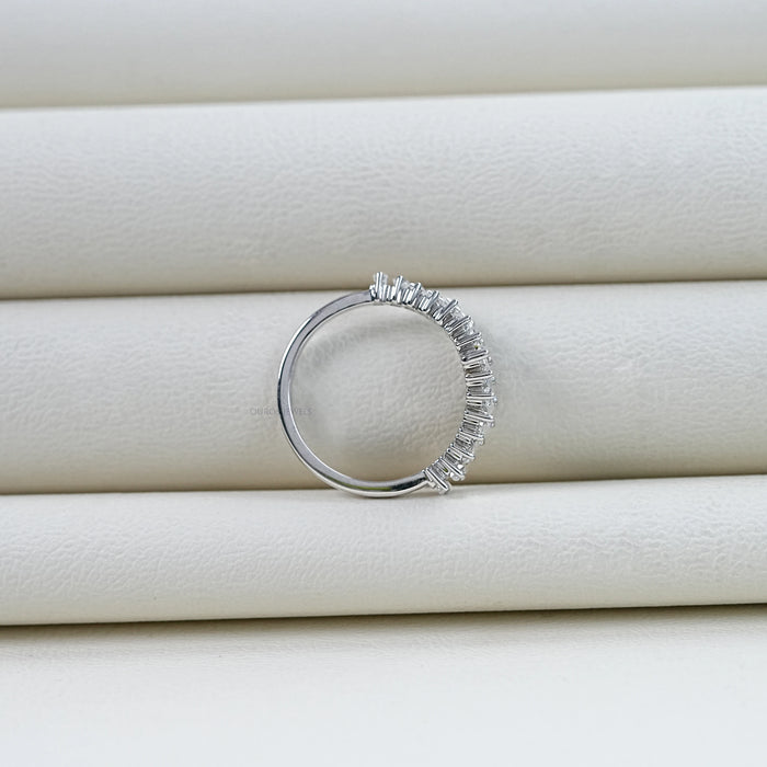 Baguette Cut Diamond Wedding Band