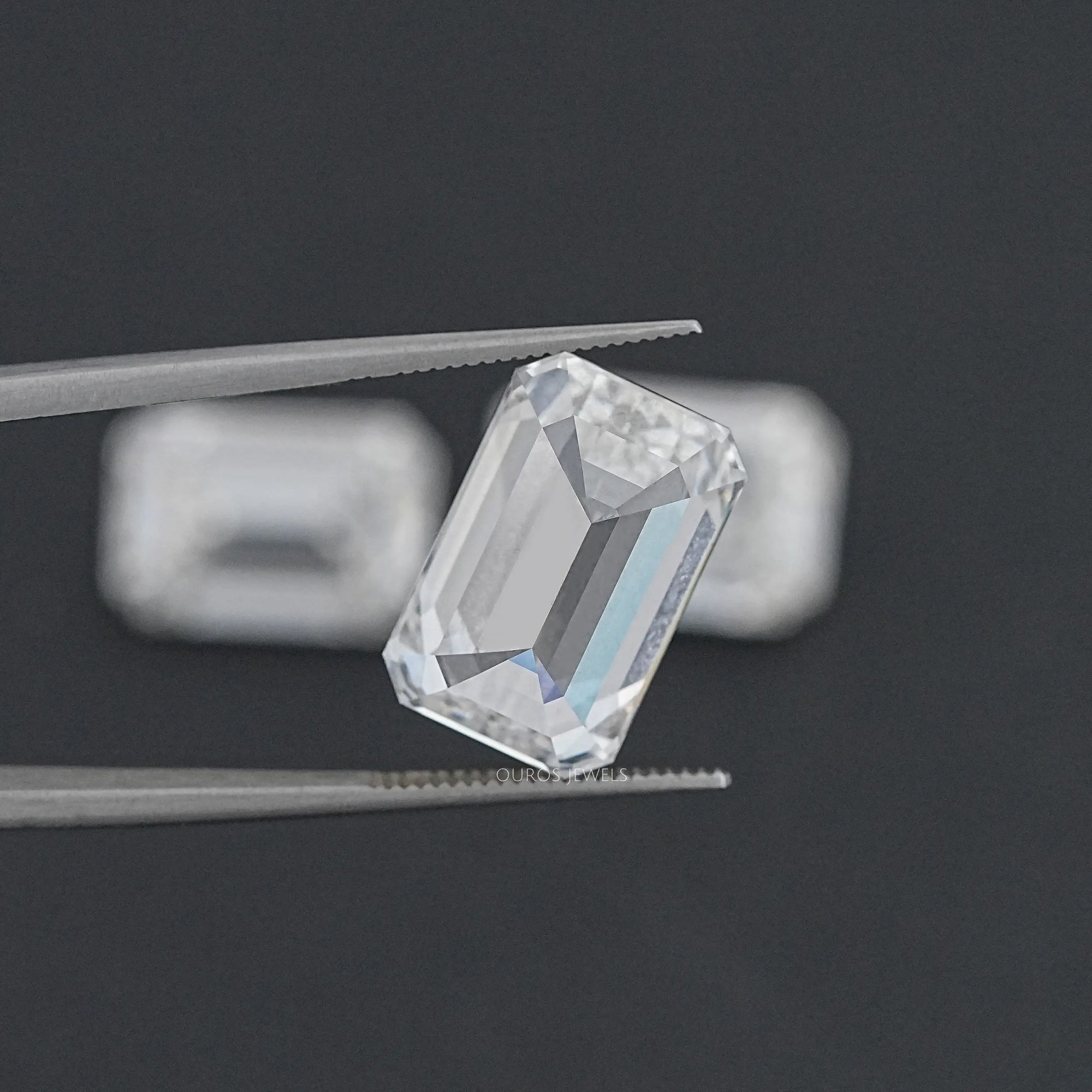 Certified Emerald Cut Lab Grown Diamond Loose