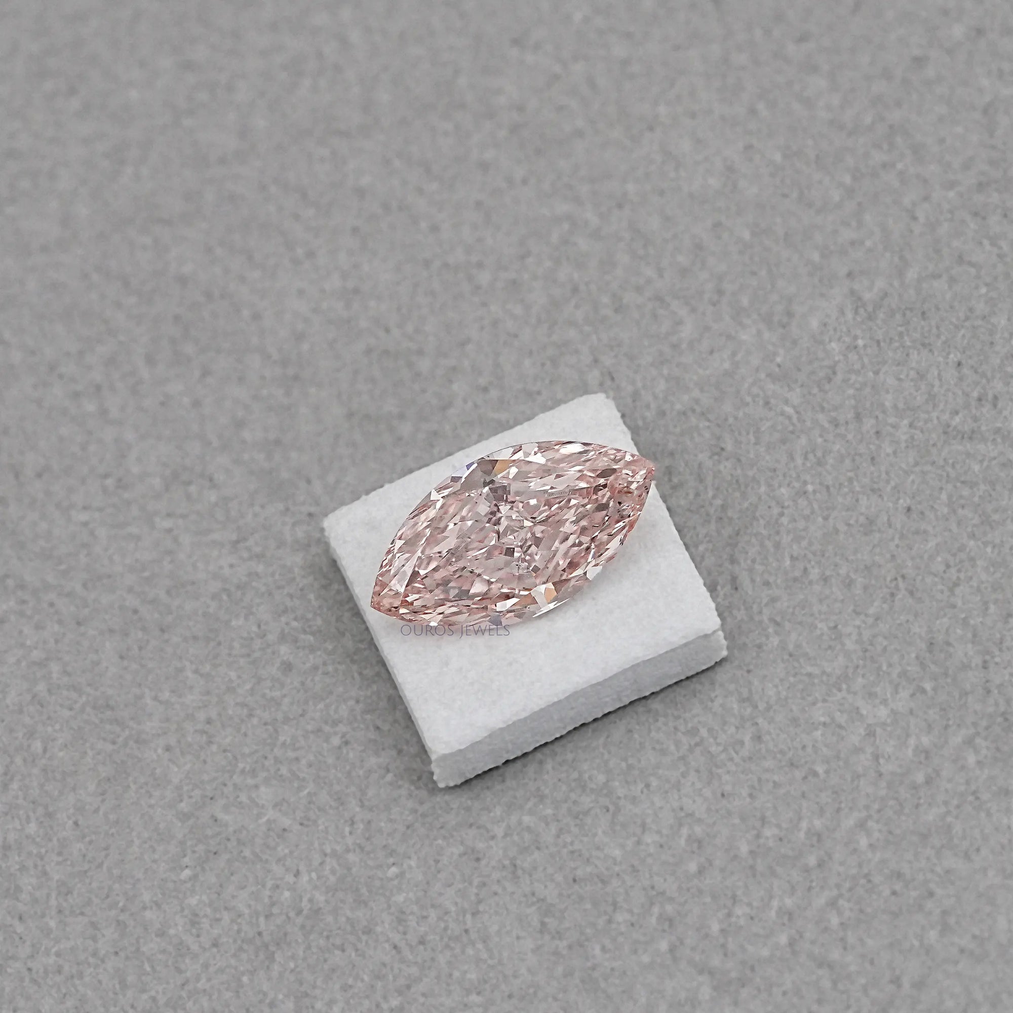 4.00 CT Fancy Pink Marquise Cut Lab Diamond
