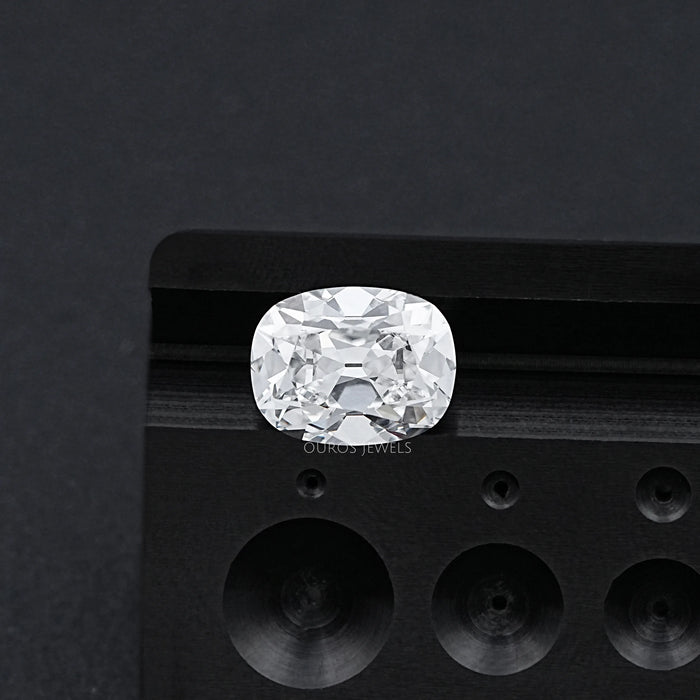 6.00 Carat Old Mine Cushion Cut Lab Grown Diamond