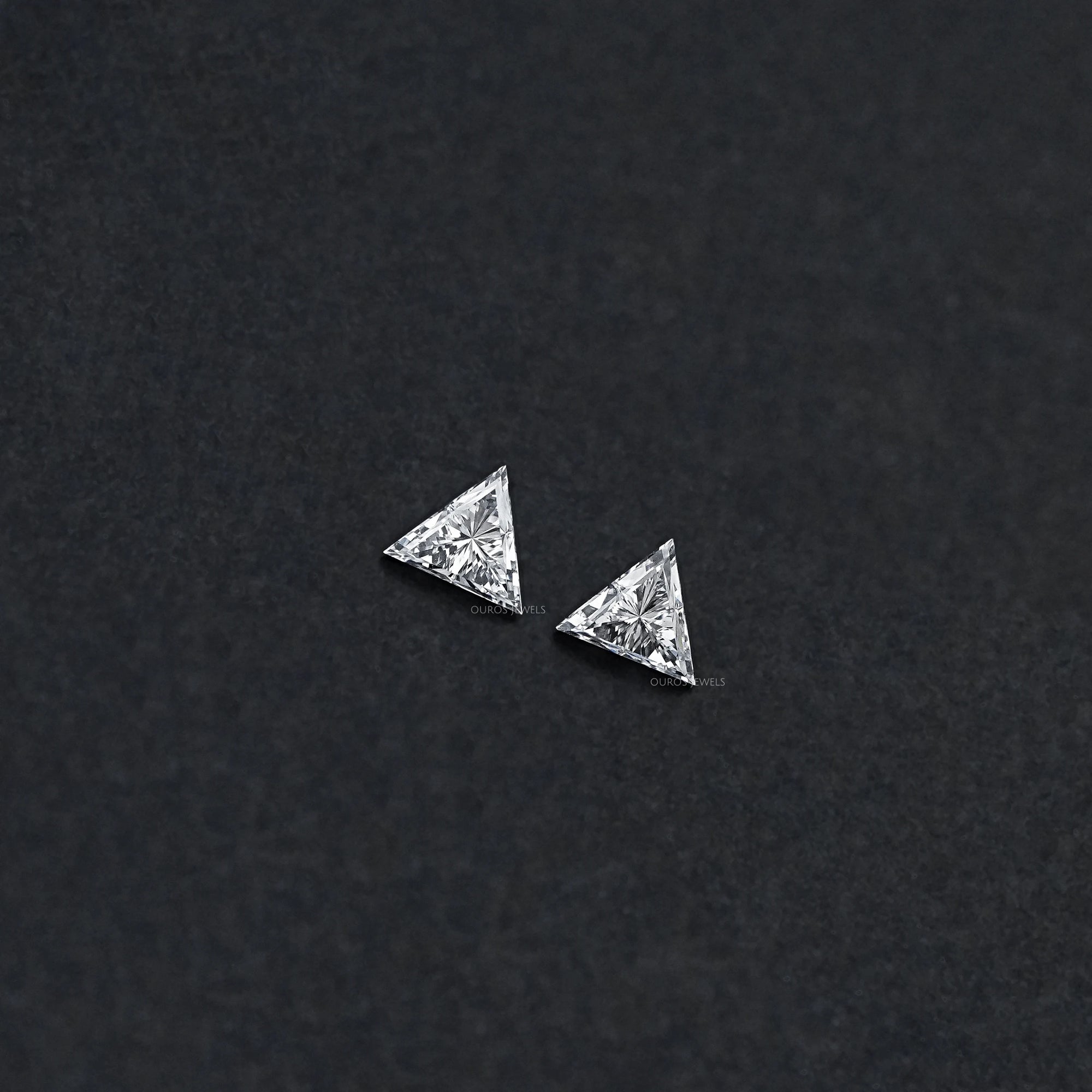 Triangle Cut Lab Grown Diamond Loose Pair Loose