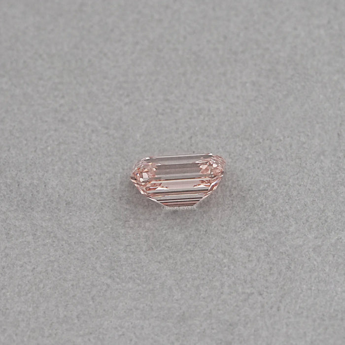 Pink Emerald Cut Diamond With 10.08 CT Certified