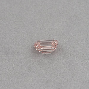 Pink Emerald Cut Diamond With 10.08 CT Certified