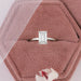 emerald cut lab diamond solitaire engagement ring in jewelry box