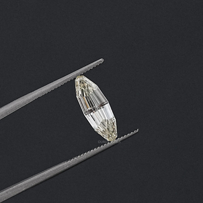Step Cut Moval Lab Grown Loose Diamond - JK/VS