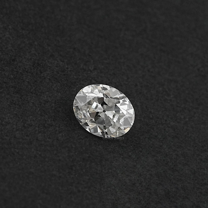 Oval Cut Lab Grown Diamond With Old Mine shape