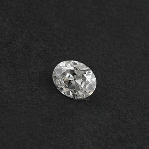 Oval Cut Lab Grown Diamond With Old Mine shape