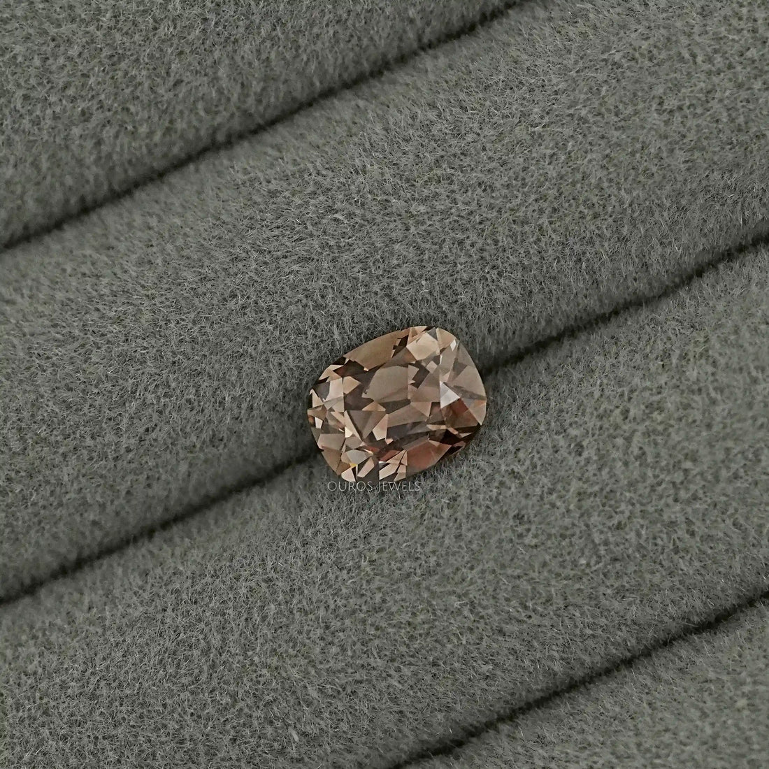 Champagne Old Mine Cushion Lab Diamond Loose Loose