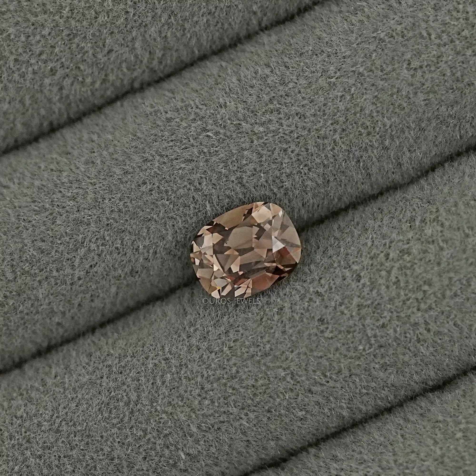 Champagne Old Mine Cushion Lab Diamond Loose Loose