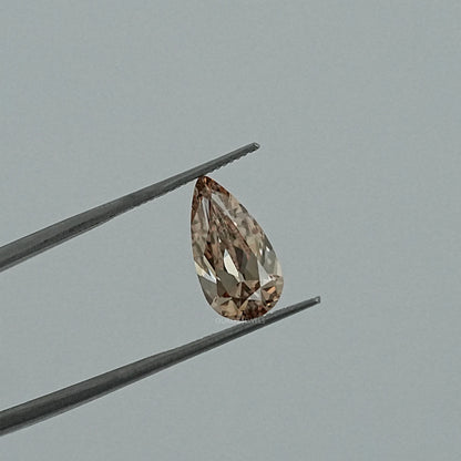 Champagne Old Mine Pear Cut Lab Diamond Loose Loose