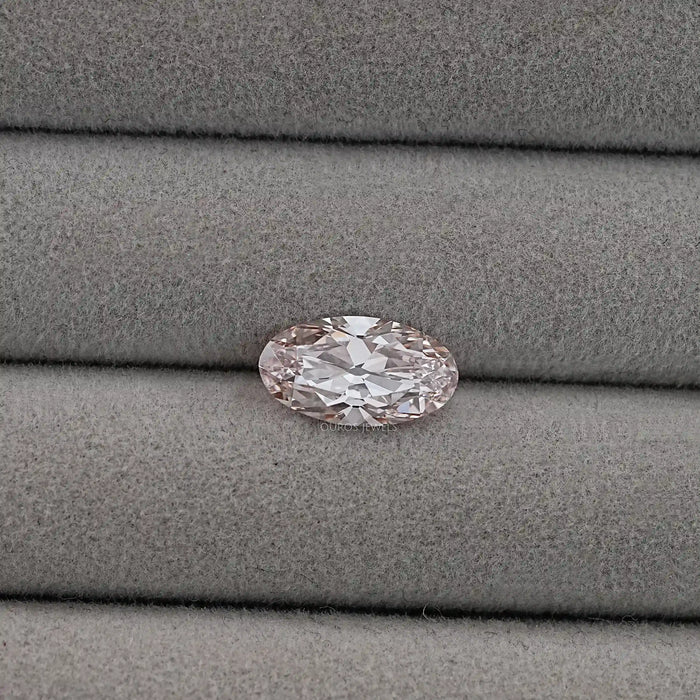 Light Champagne Old Mine Moval Cut Loose Diamond