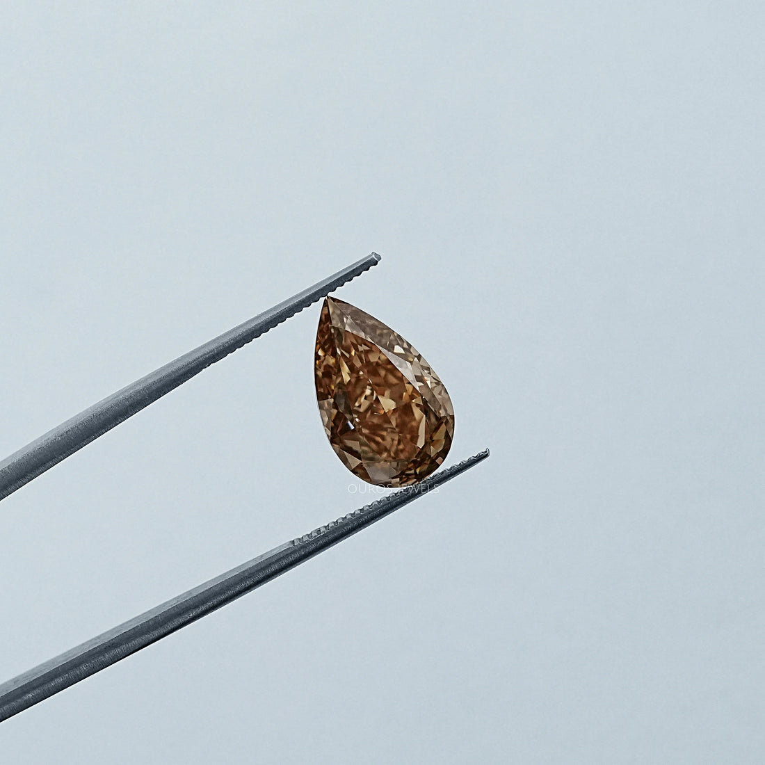 Fancy Light Brown Pear Cut Loose Diamond Loose