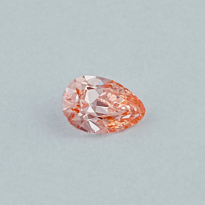 Light Pink Old Mine Pear Lab Grown Diamond