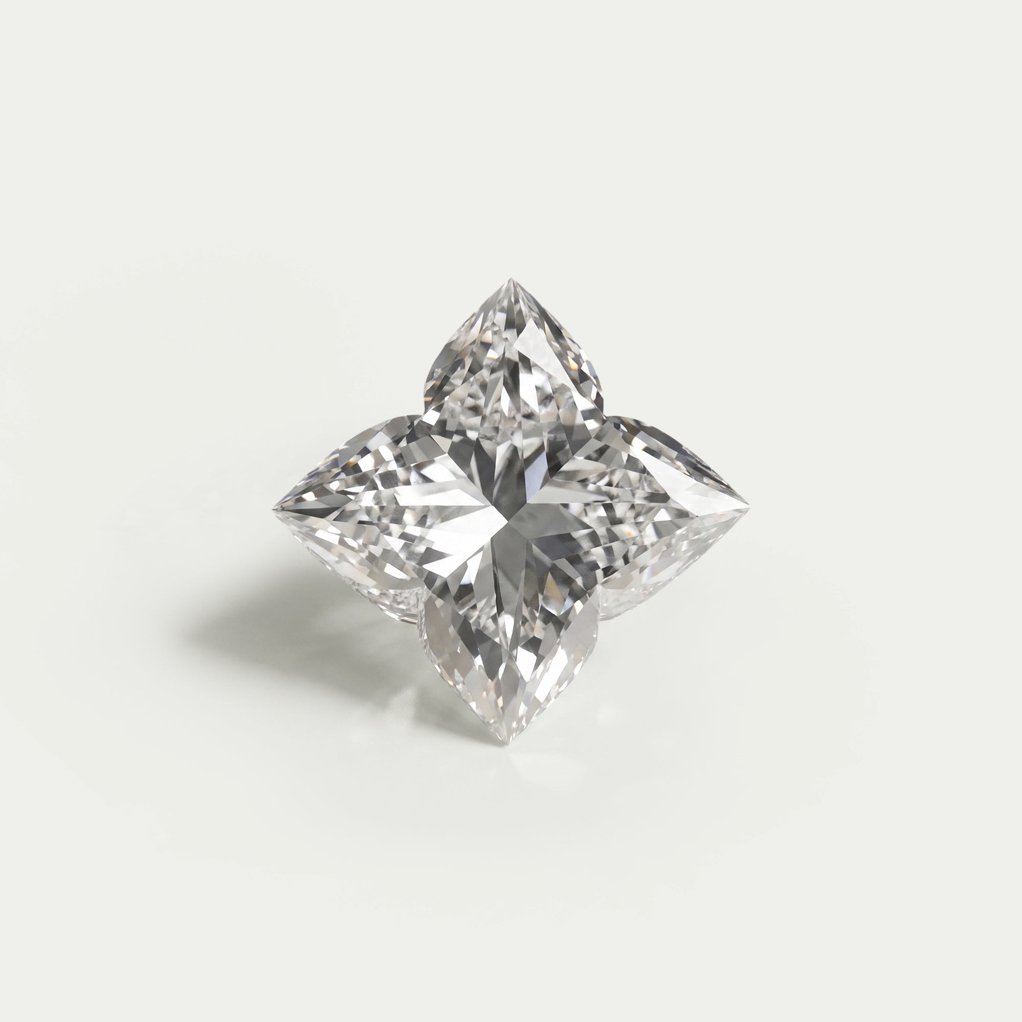 Antique Lily Cut Lab Grown Loose Diamond Loose