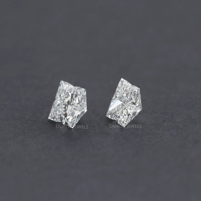 Antique Shape Lily Cut Lab Grown Diamond Pair Loose