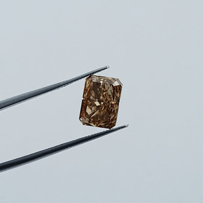 Fancy Brown Radiant Lab Grown Loose Diamond Loose