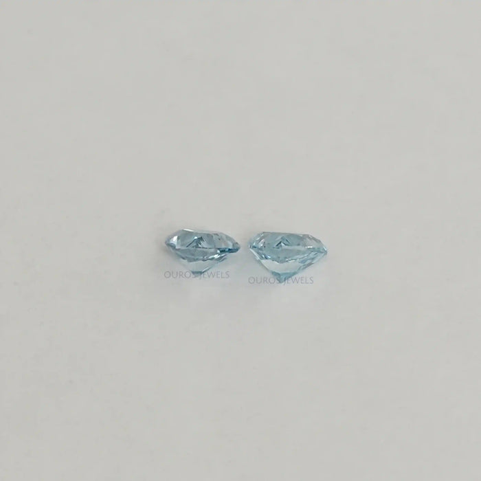 Trillion Cut Lab Grown Diamond In Blue