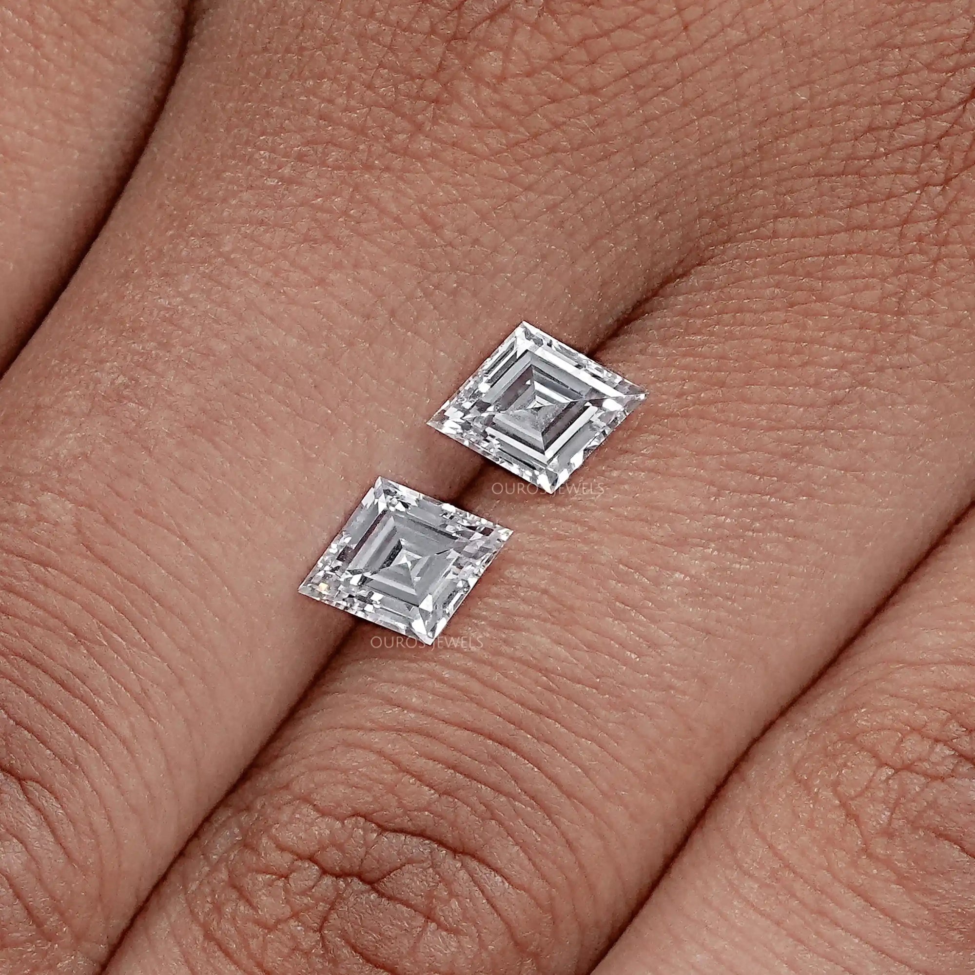 Lozenge Cut Lab Grown Pair Diamond Loose