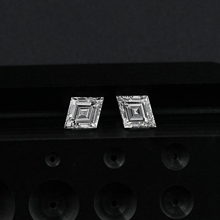 Lozenge Cut Lab Grown Pair Diamond