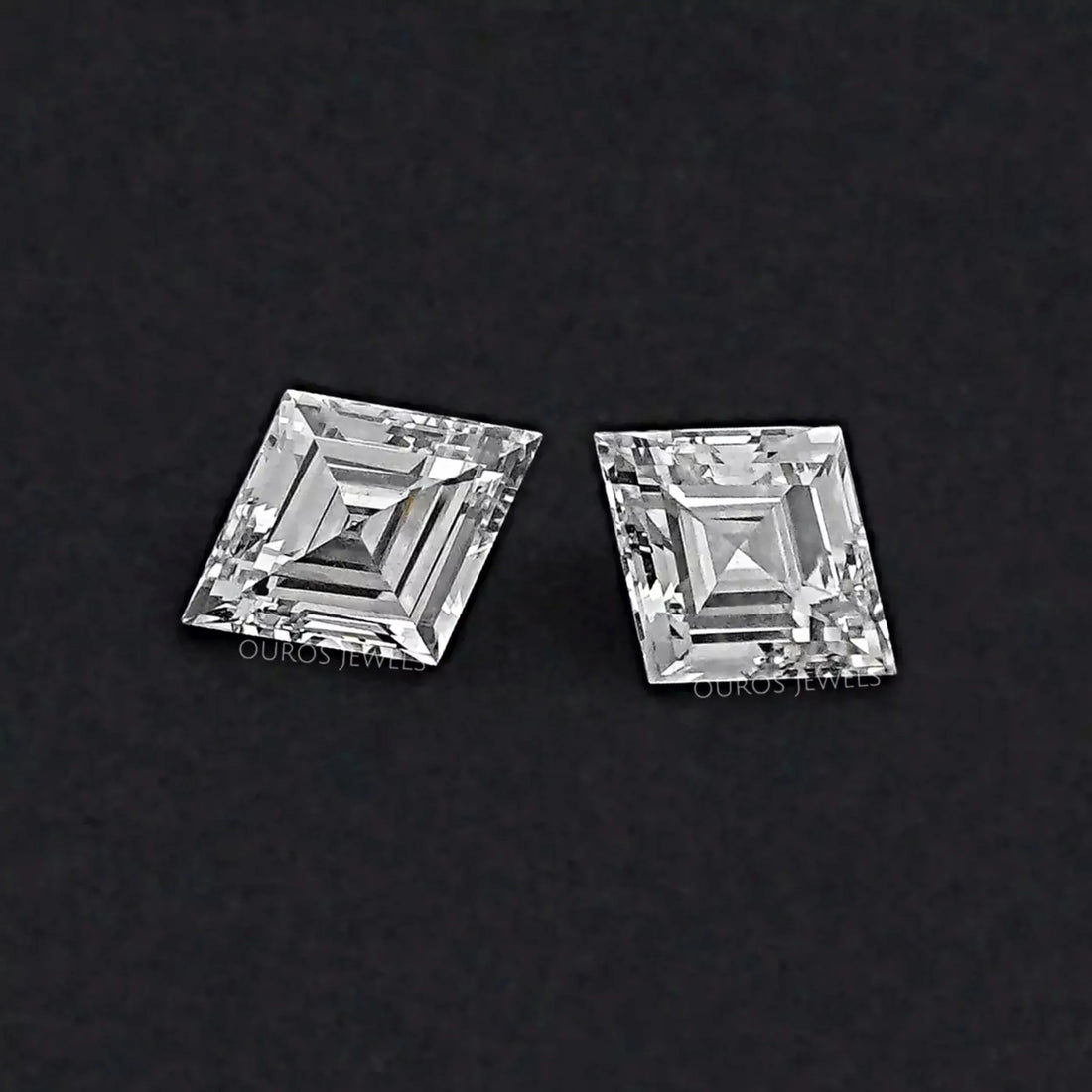 Lozenge Cut Lab Grown Pair Diamond Loose