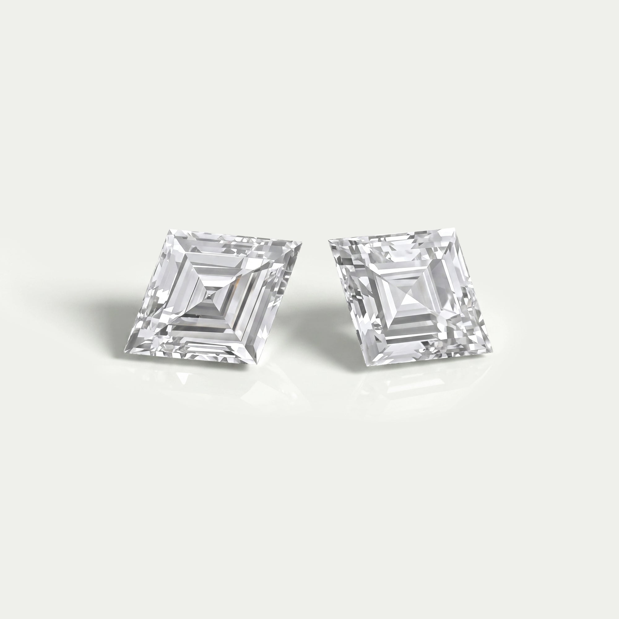 Lozenge Cut Lab Grown Pair Diamond Loose
