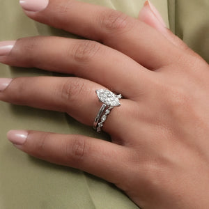 Marquise Cut Diamond Engagement Ring