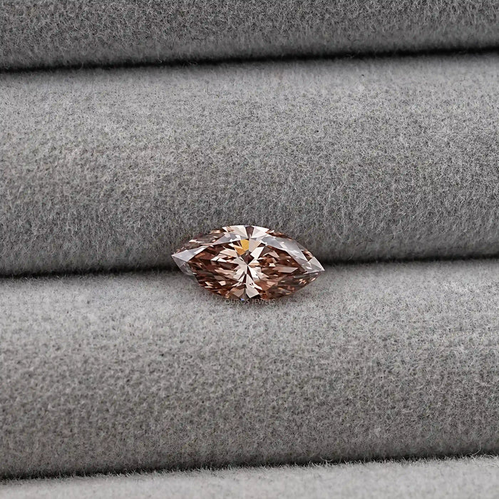 1.60 Carat Marquise Cut Champagne Diamond