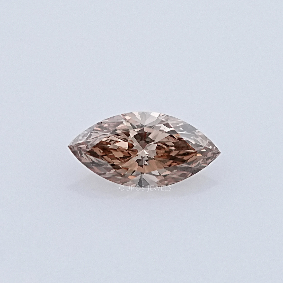 1.60 Carat Marquise Cut Champagne Diamond Loose