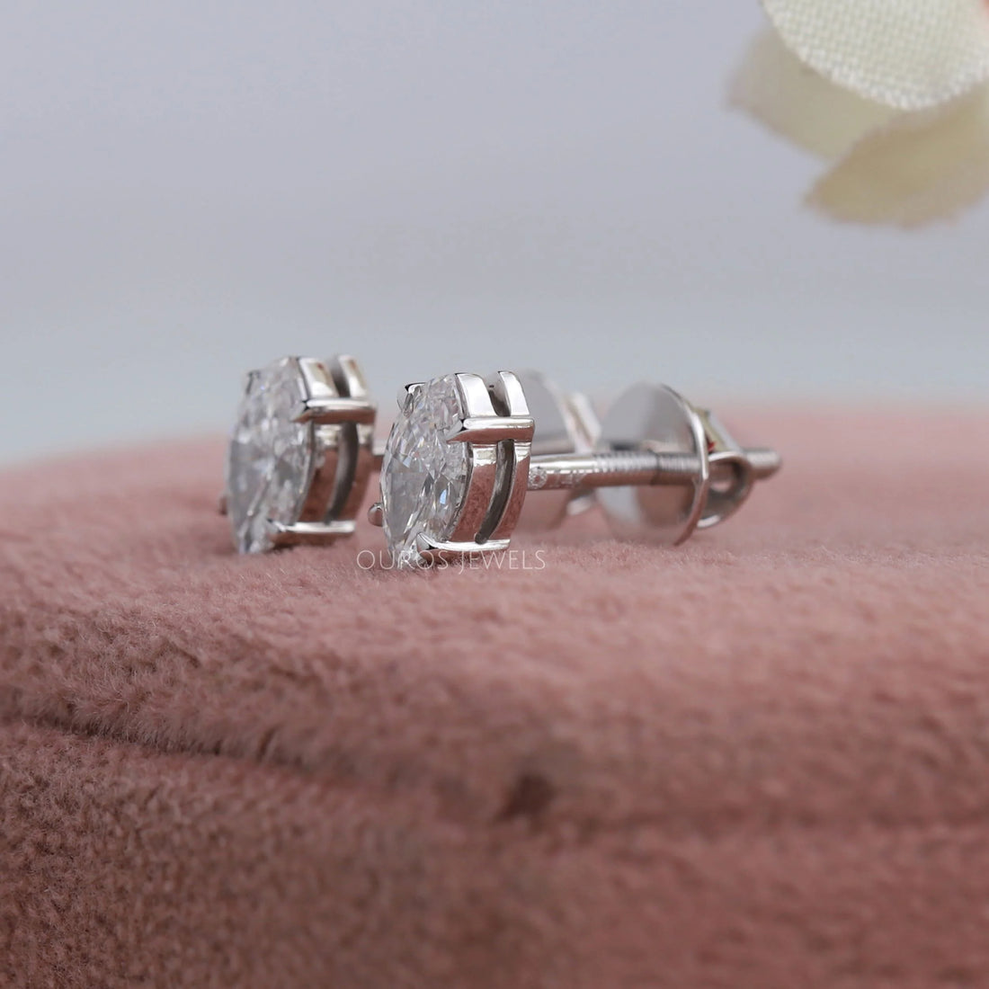 Marquise Lab Diamond Stud Earrings Earring