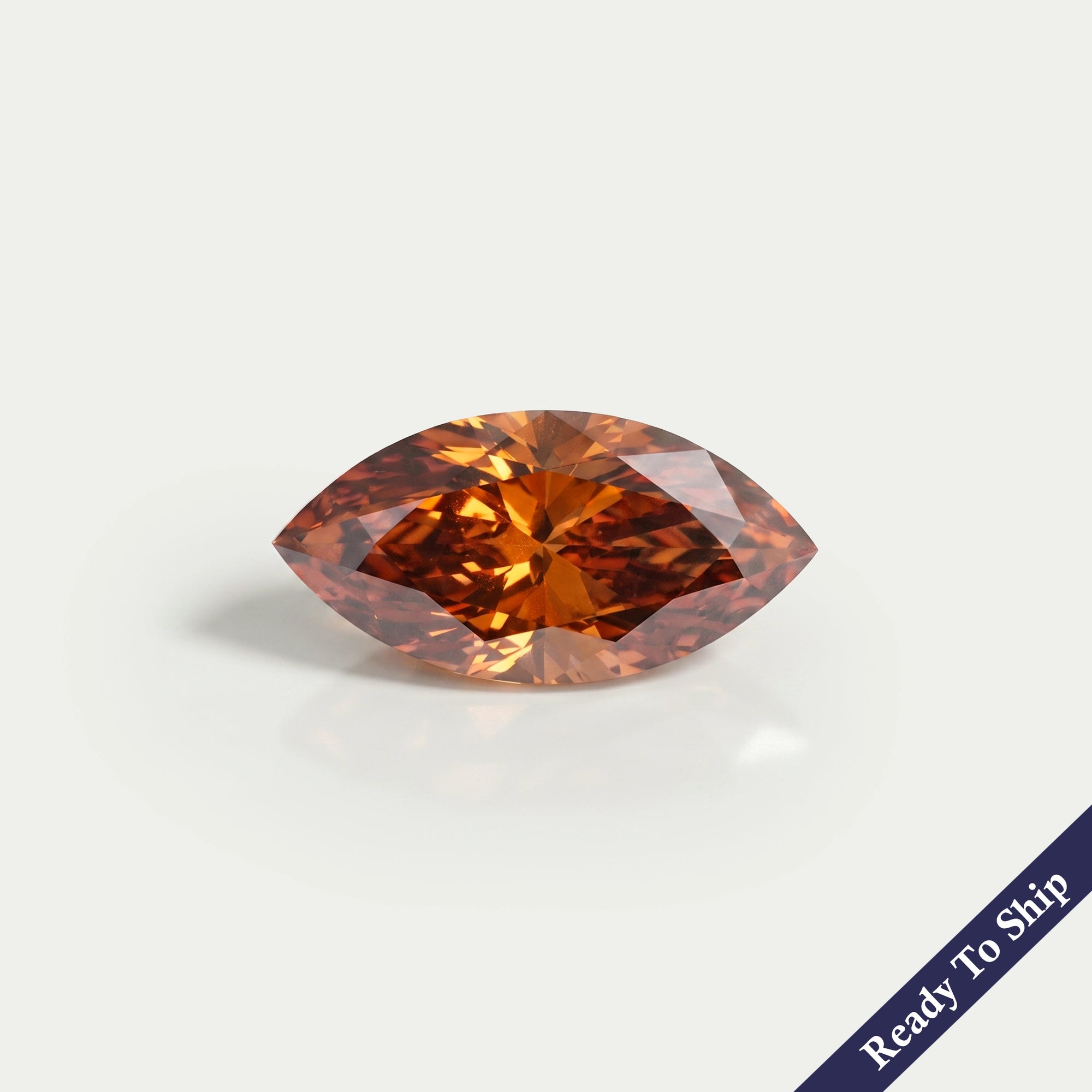 2.80 Carat Champagne Marquise Diamond Loose Loose