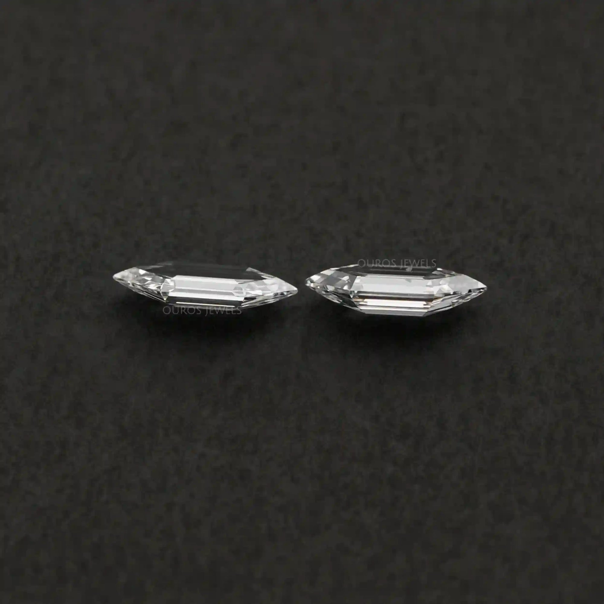 Boat Cut Lab Grown Diamond Loose Pair Loose