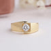 mens yellow gold wedding ring