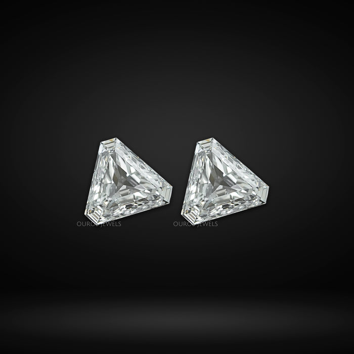 Triangle Cut Lab Diamond Matching Pair