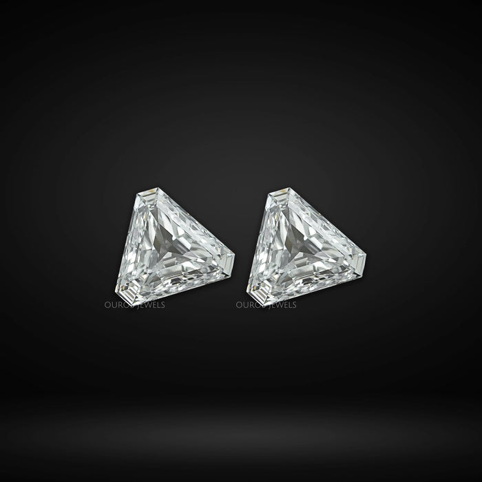 Triangle Cut Lab Diamond Matching Pair