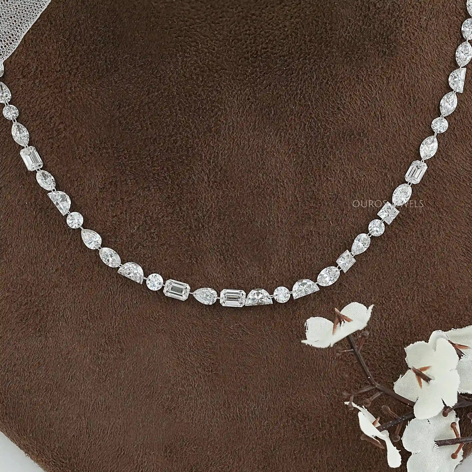 Drill Lab Diamond Tennis Necklace Necklaces