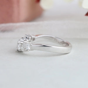 7 Stone Multi Shape Diamond Wedding Ring