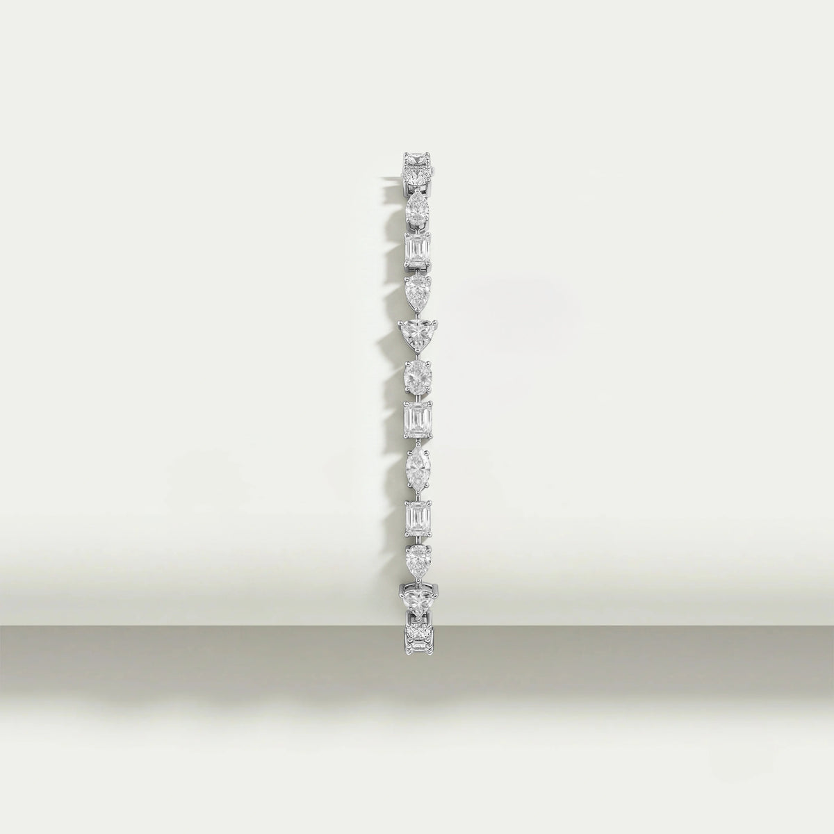 Multi Shape Lab Diamond Linked Bracelet