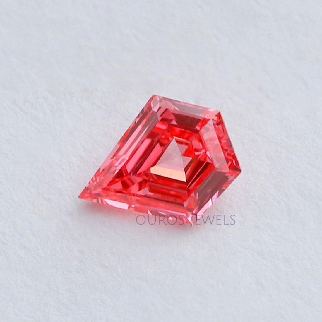 Fancy Pink Kite Cut Lab Diamond