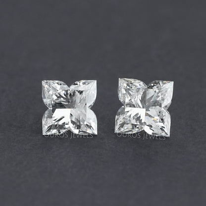 Antique Shape Lily Cut Lab Grown Diamond Pair Loose