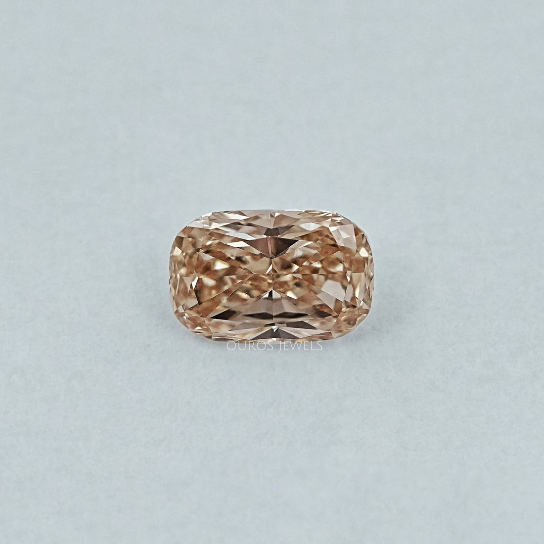 Elongated Cushion Cut Champagne Diamond Loose