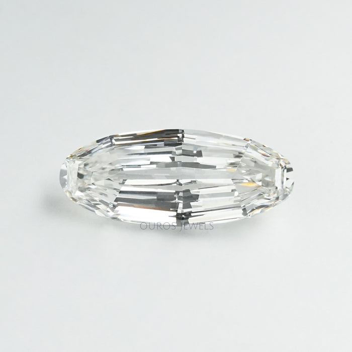 Step Cut Long Oval  Lab Grown Diamond