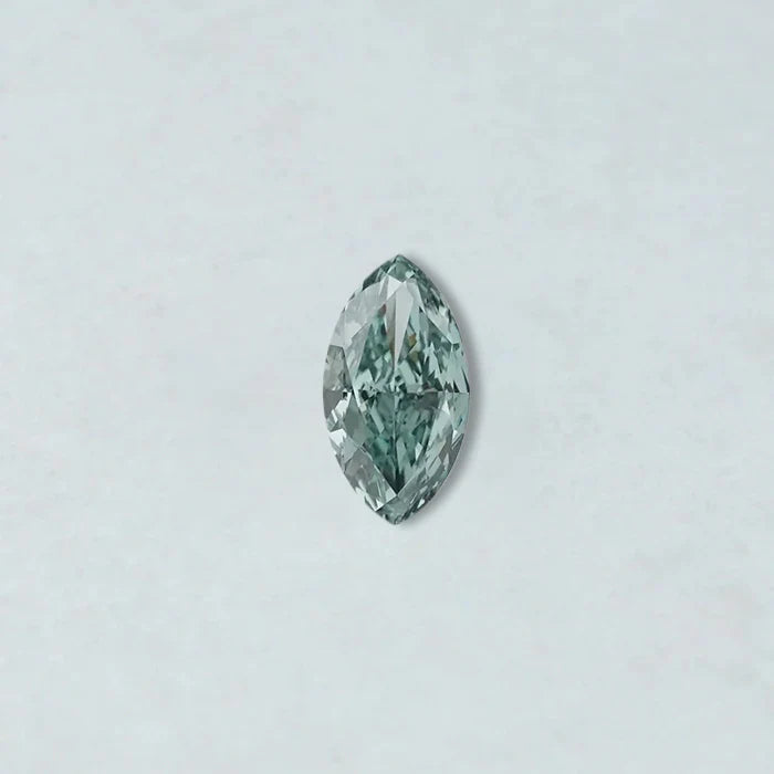 Green Marquise Cut Lab Created Diamond