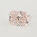 front view 8.04 carat certified pink radiant cut lab grown diamond loose